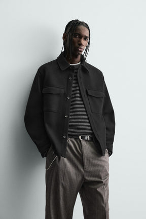 TWILL TEXTURED WATER REPELLENT OVERSHIRT - Image 6