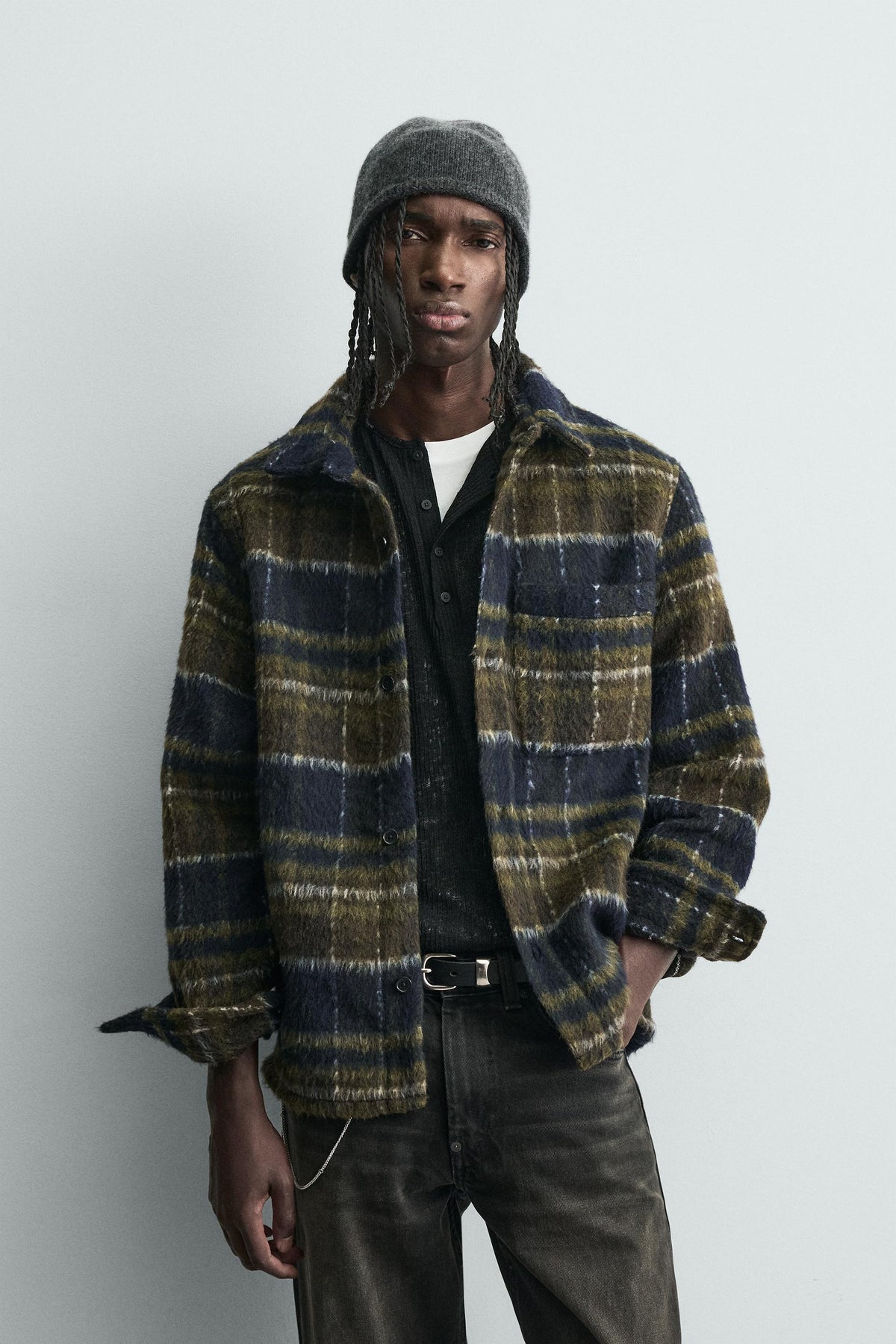 FAUX FUR OVERSHIRT - Image 2