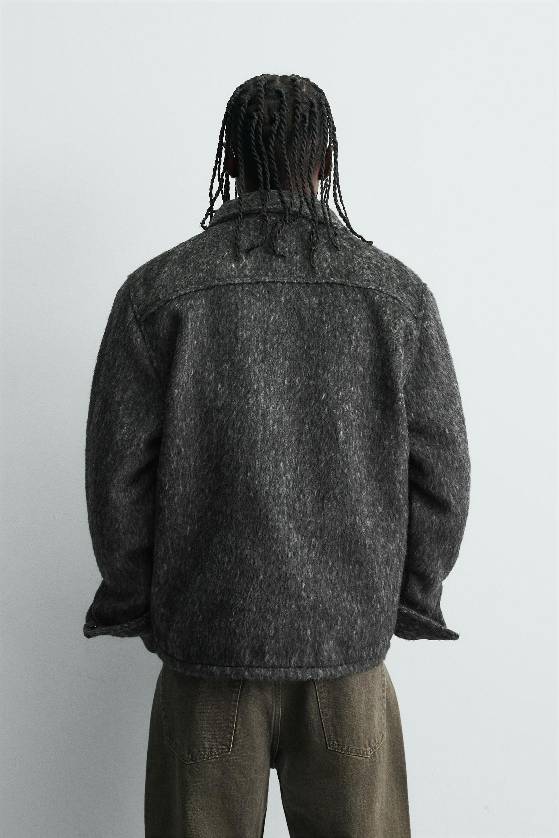 FAUX FUR OVERSHIRT - Image 3
