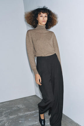 Wool Balloon Trousers