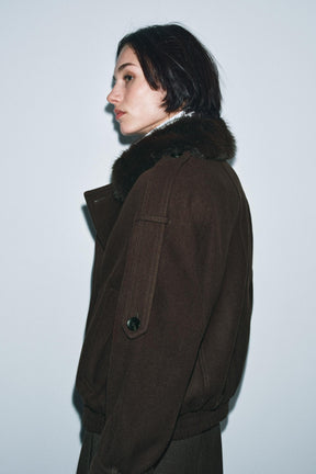 Wool Blend Jacket with