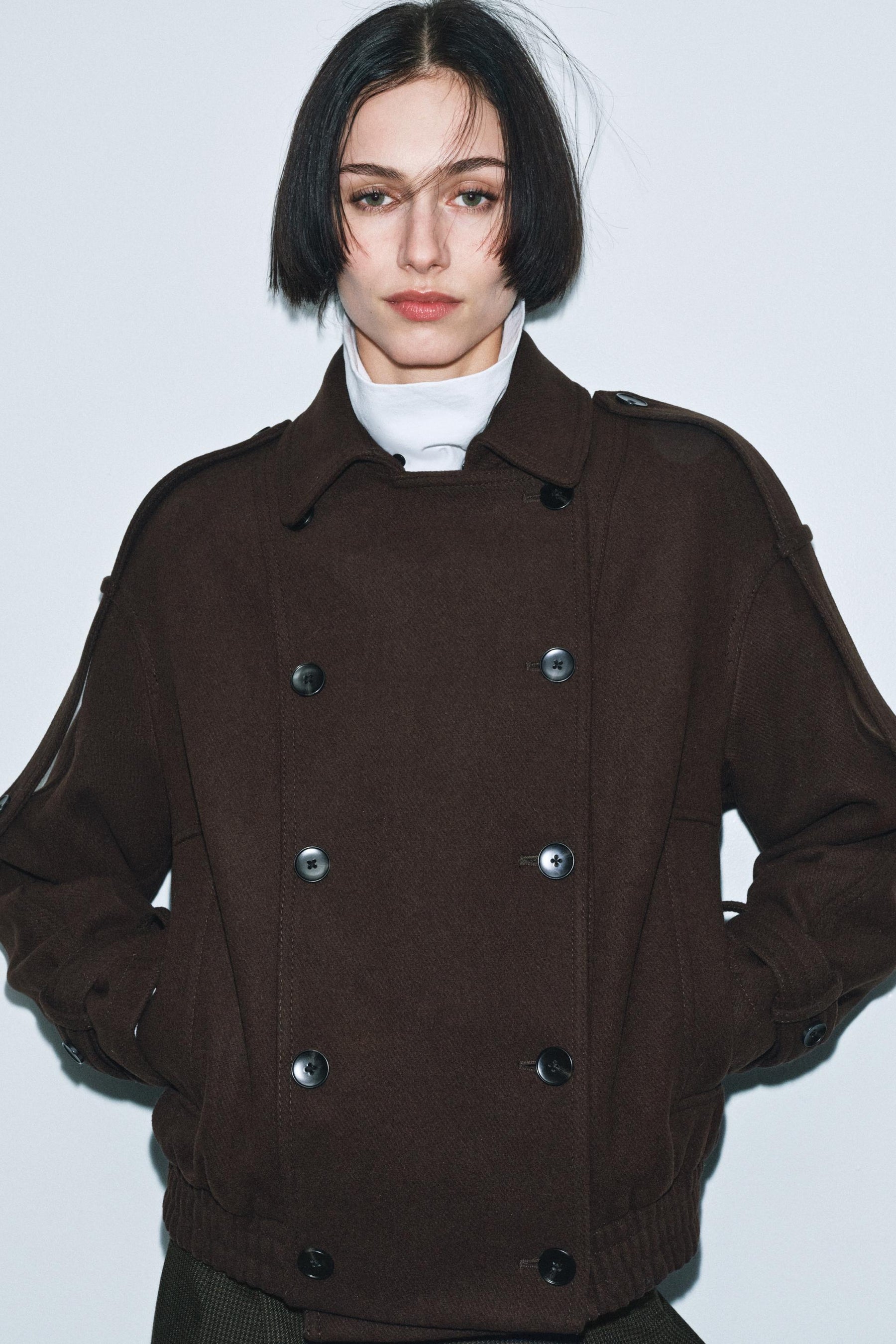 Wool Blend Jacket with