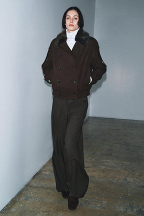 Wool Blend Jacket with