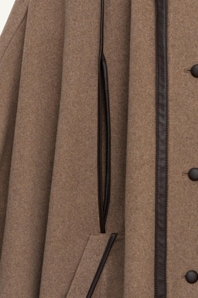 OVERSIZE WOOL BLEND CAPE LIMITED EDITION - Image 7