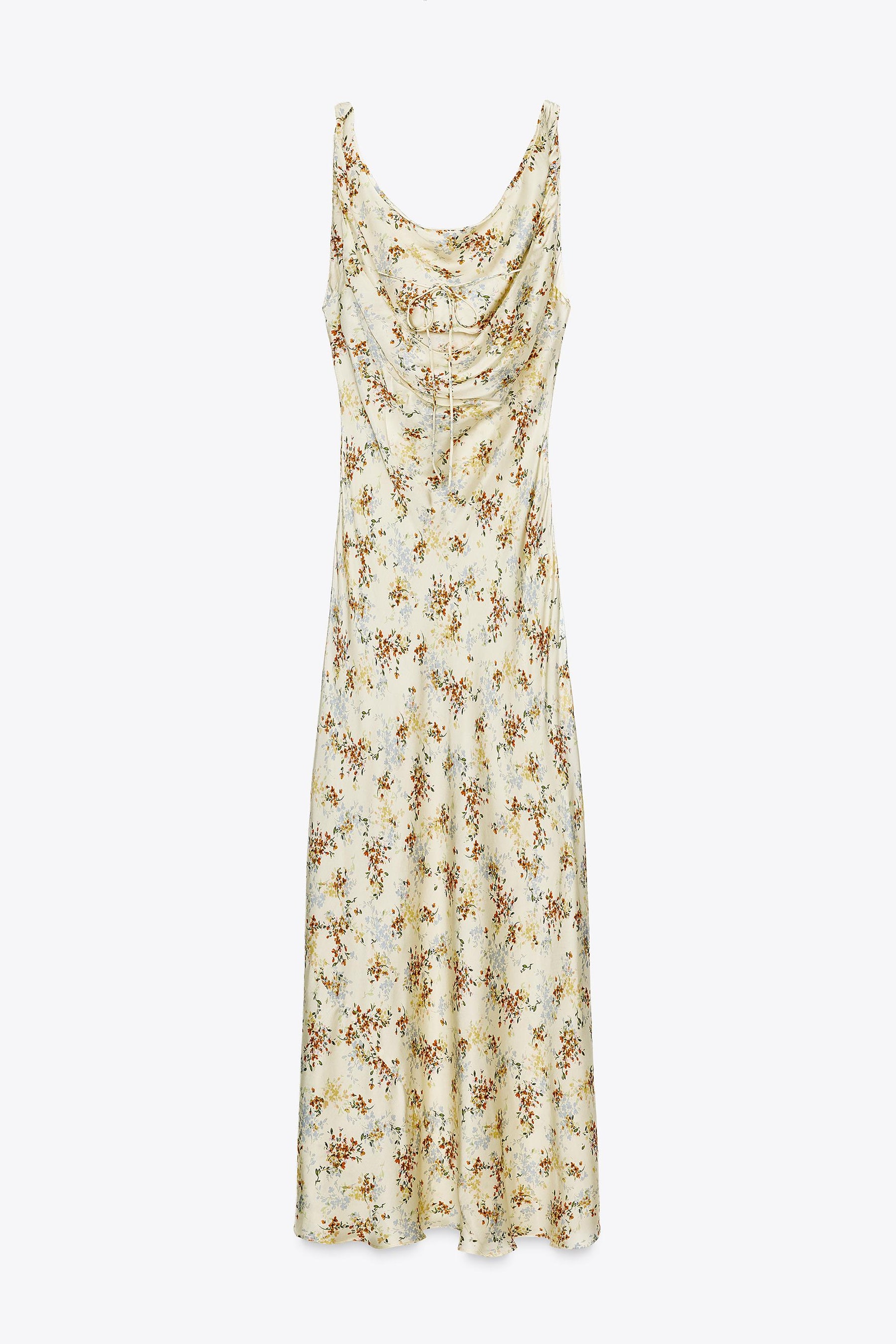 ZW COLLECTION PRINTED SATIN DRESS - Image 7