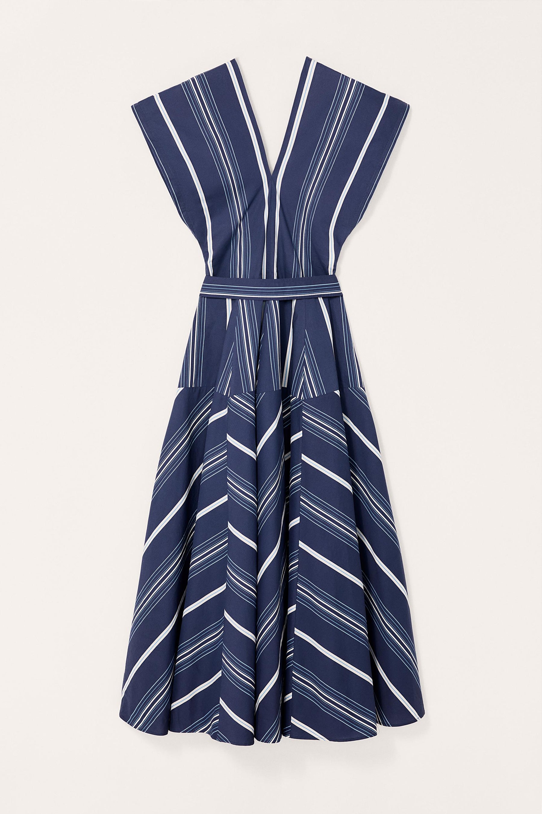 LIMITED EDITION STRIPED GODET DRESS - Image 5
