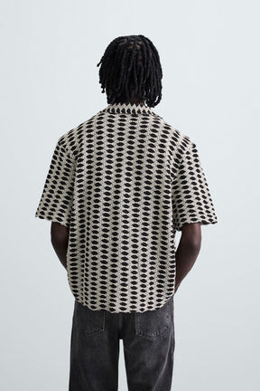 CONTRAST JACQUARD SHIRT - Image 3
