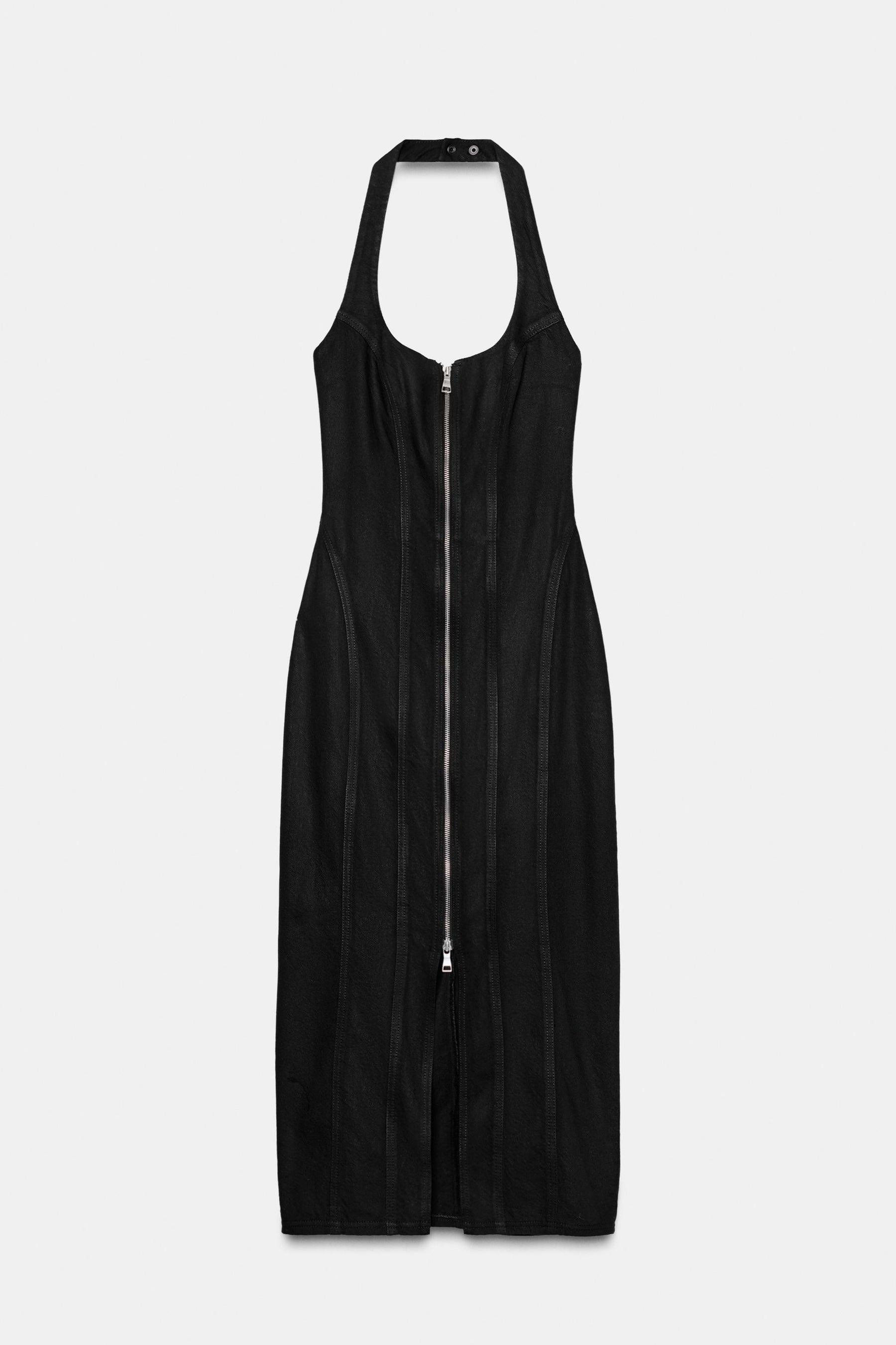 Z1975 COATED DENIM MIDI DRESS - Image 8