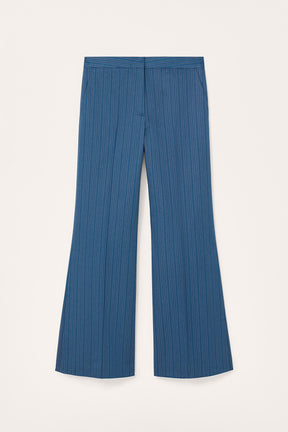 Striped Flare Trousers