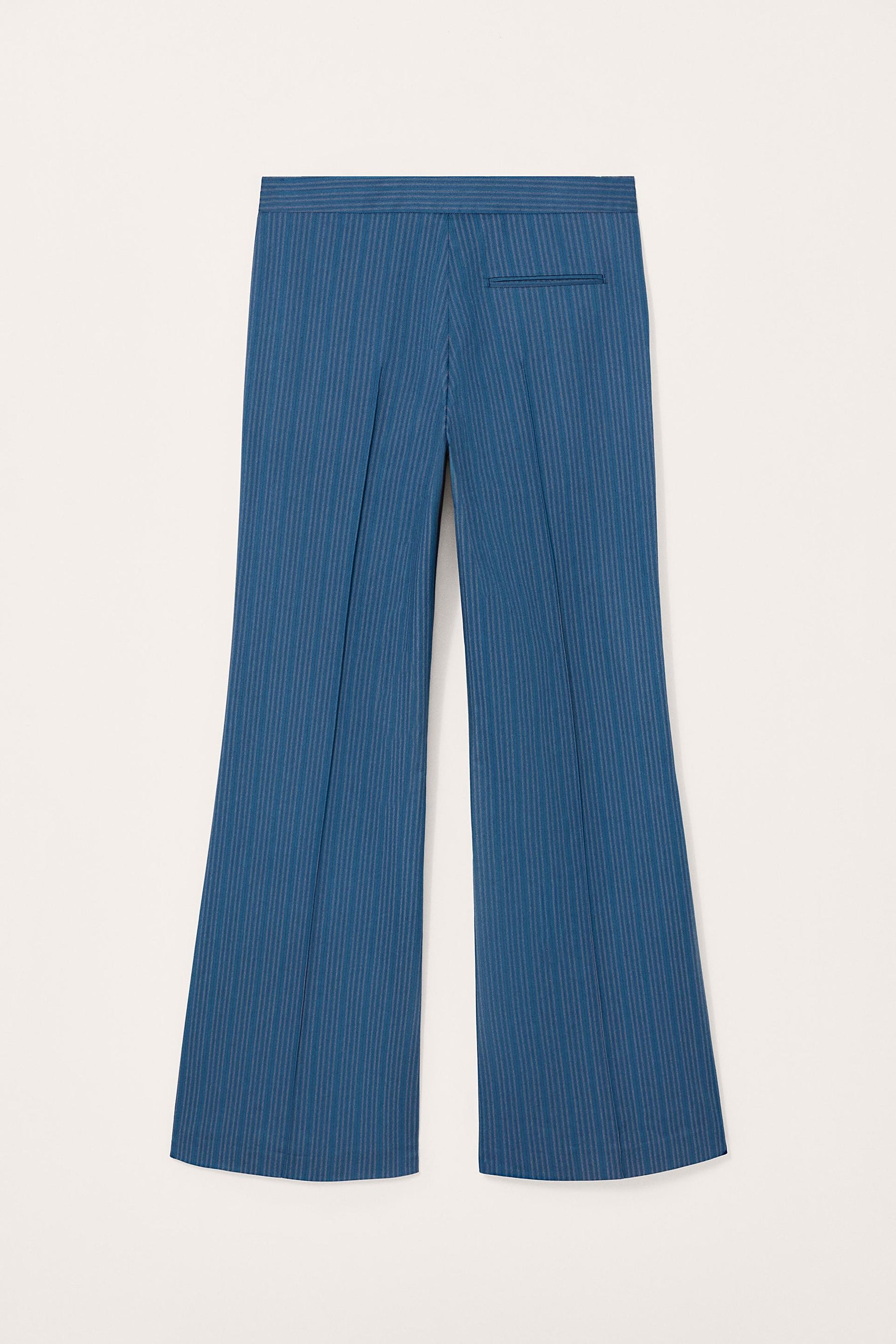 Striped Flare Trousers