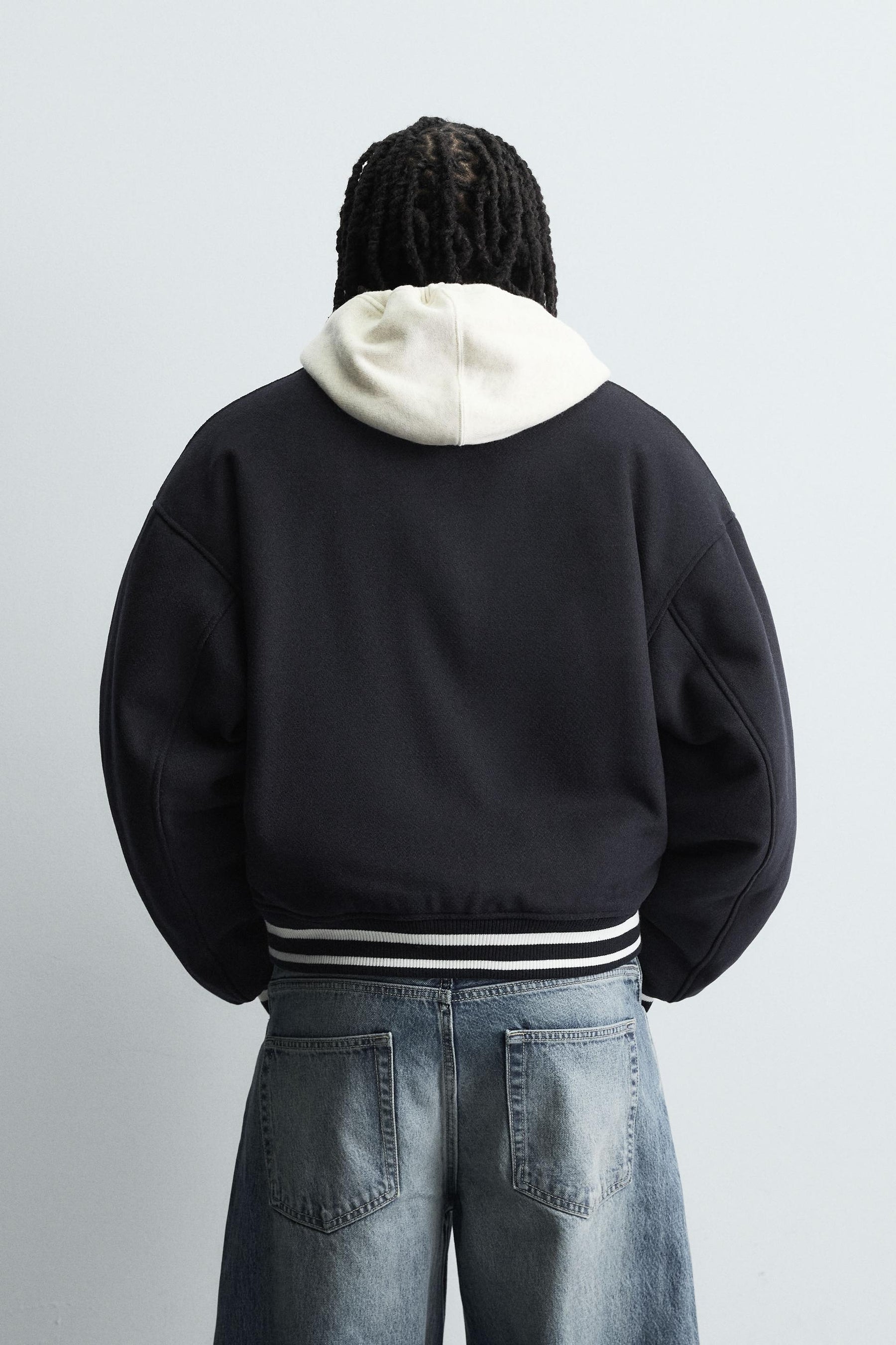 PATCHED QUILTED BOMBER JACKET - Image 3