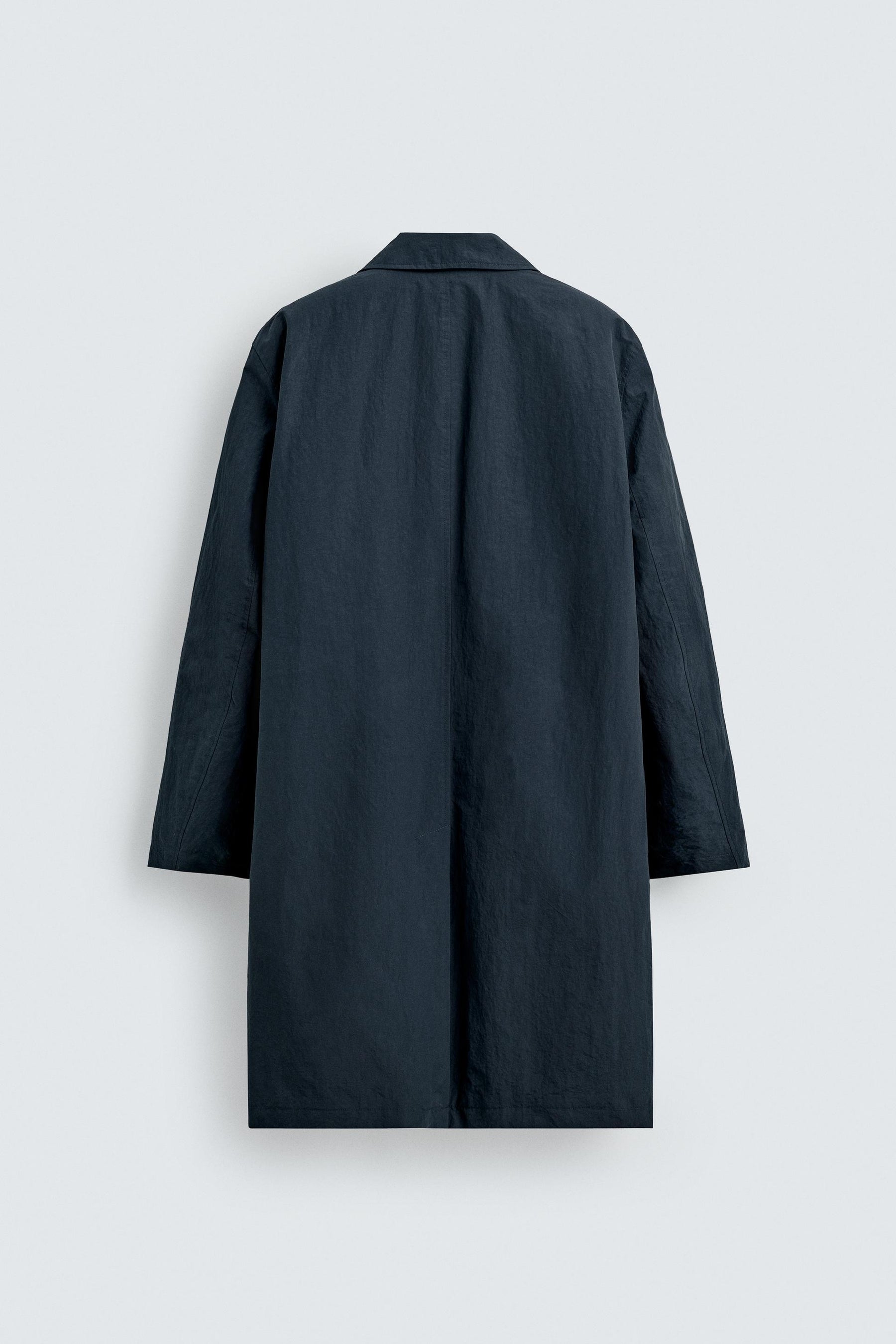 Lined Technical Trench Coat