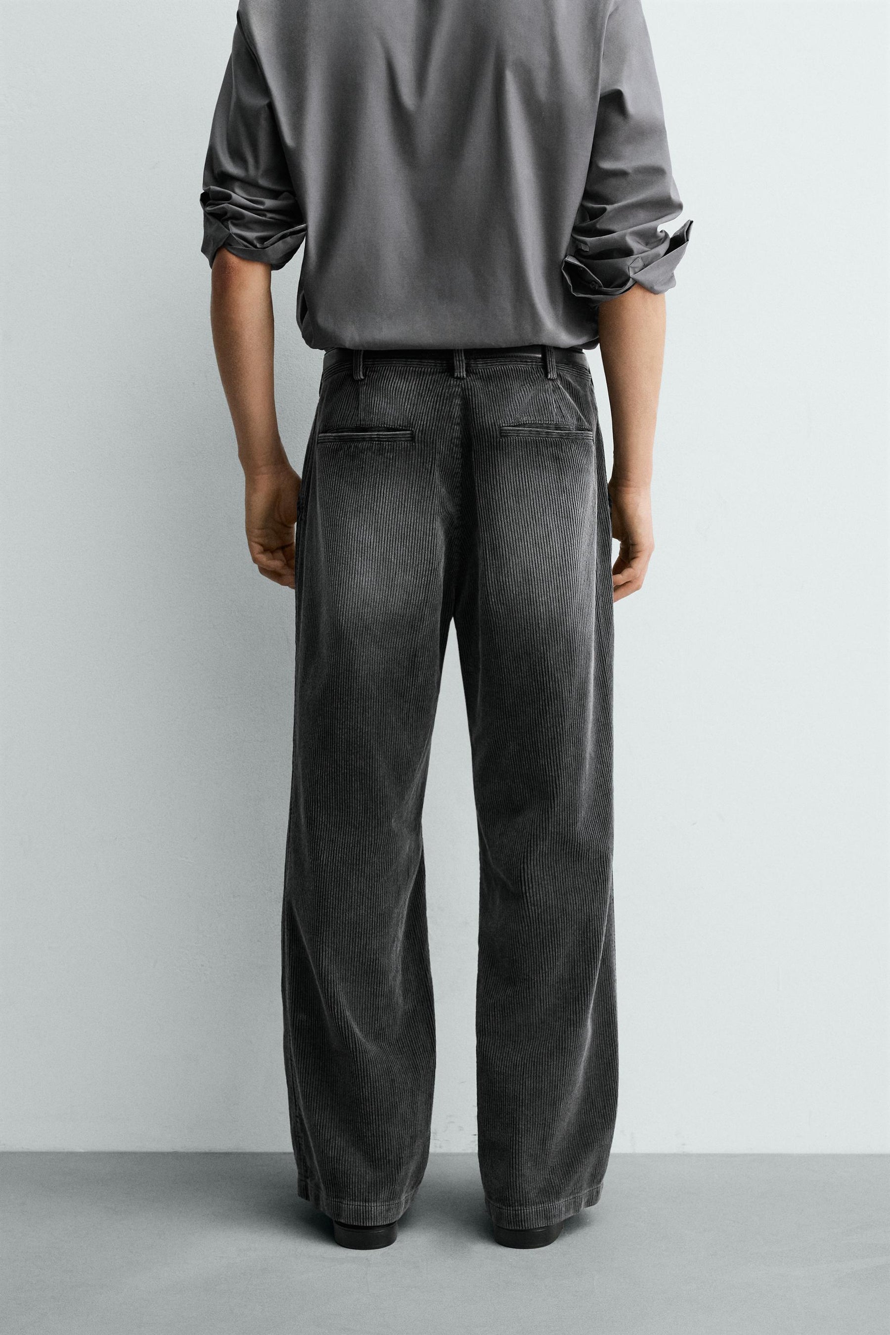 RELAXED FIT CORDUROY TROUSERS - Image 3