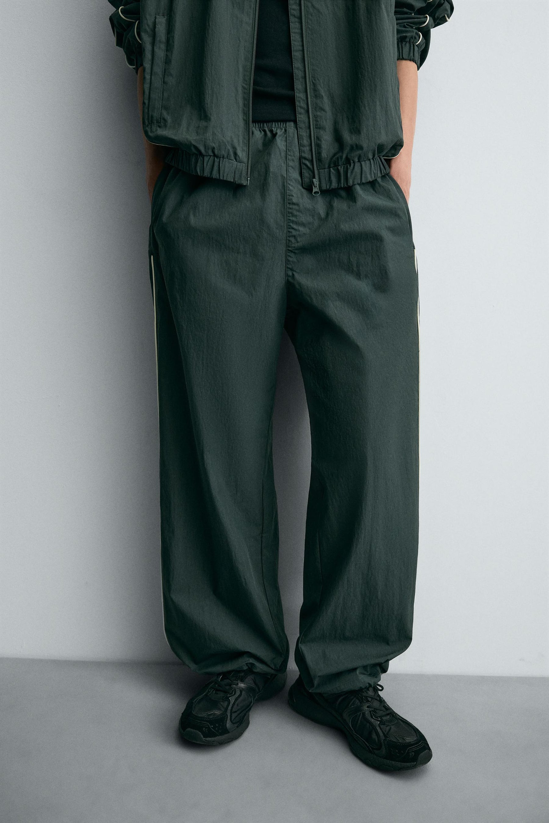 CONTRAST TECHNICAL JOGGER TROUSERS - Image 6