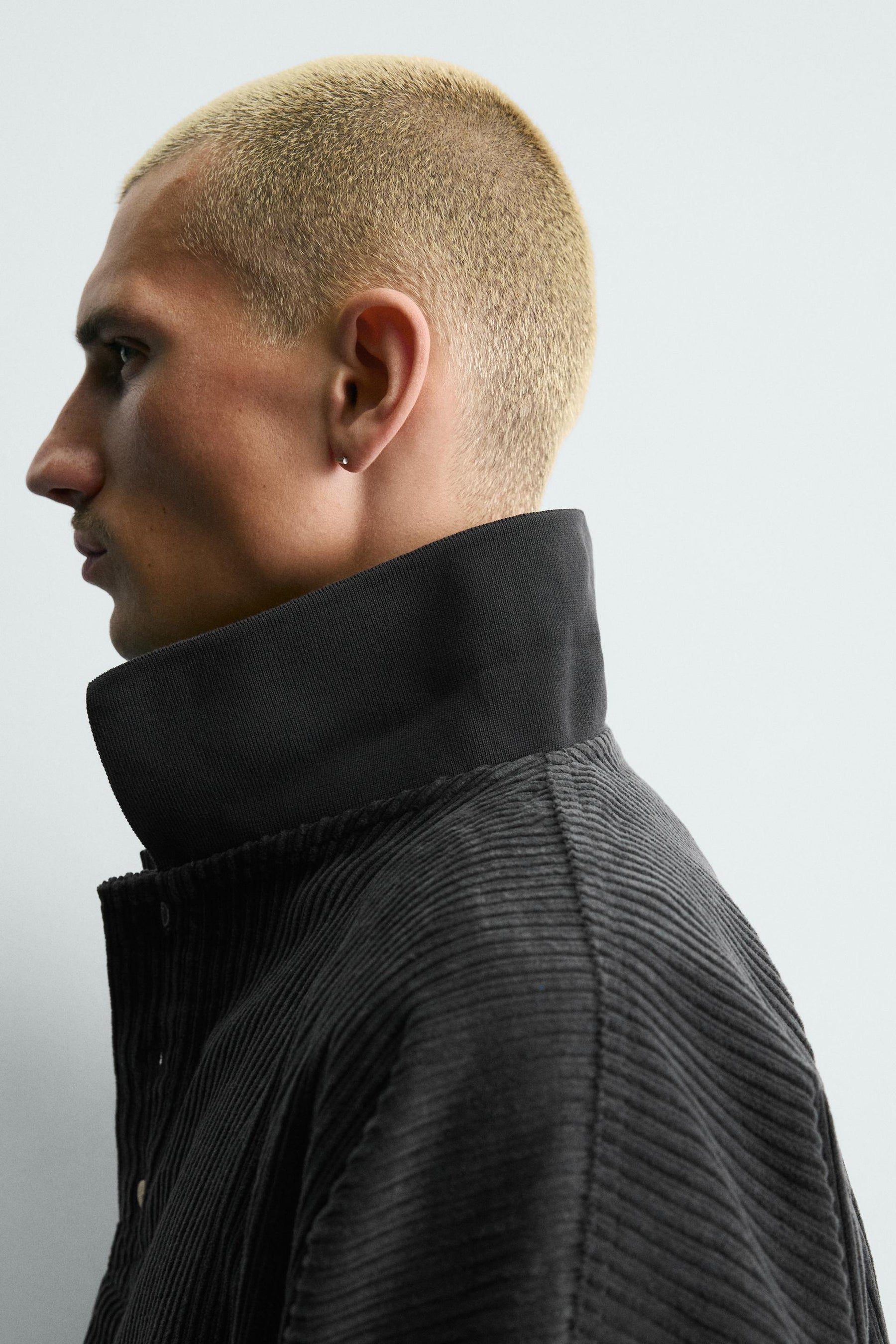 EMBROIDERED CORDUROY POLO SHIRT - Image 6