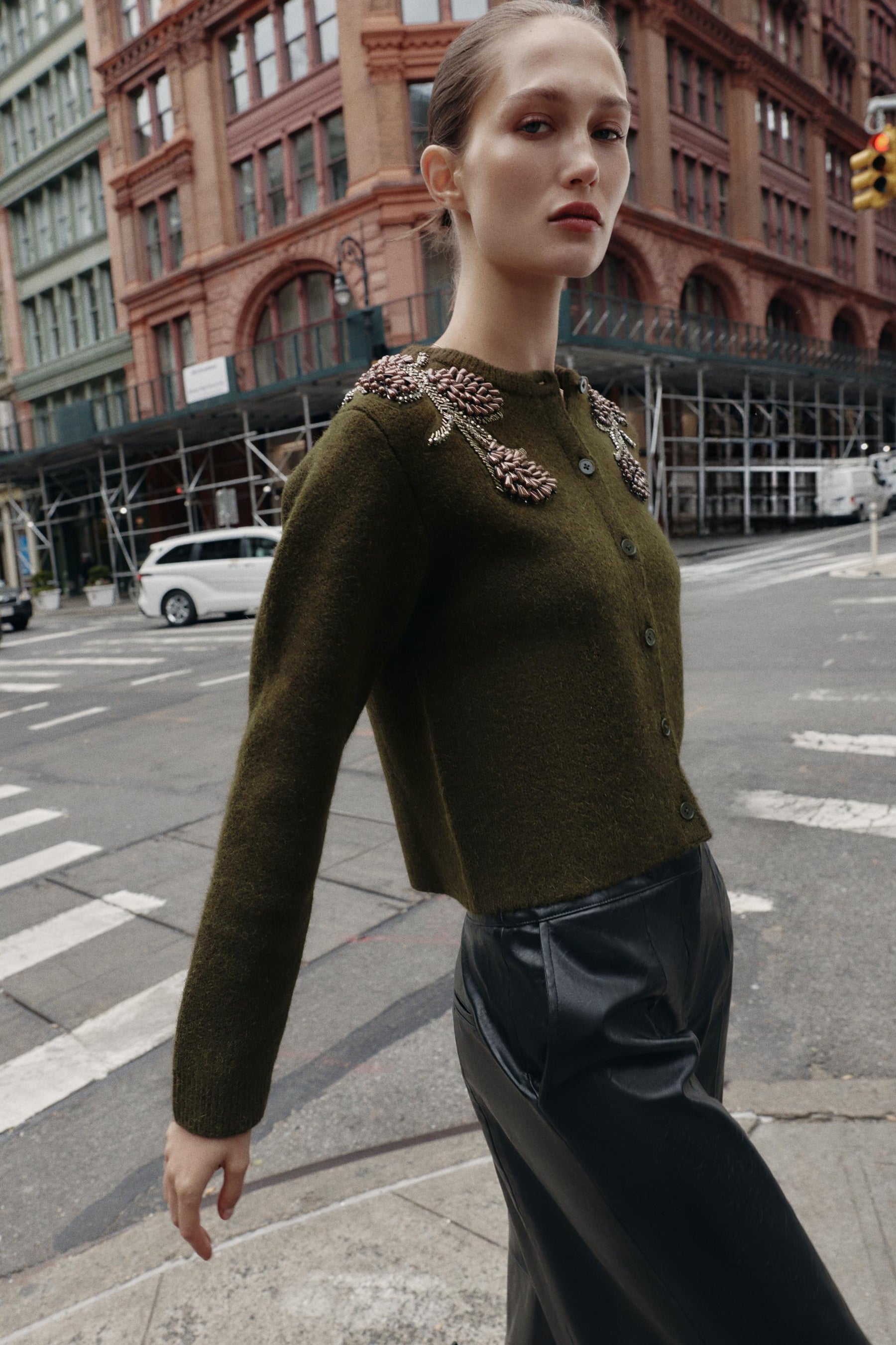 CARDIGAN WITH BEADS - Image 4