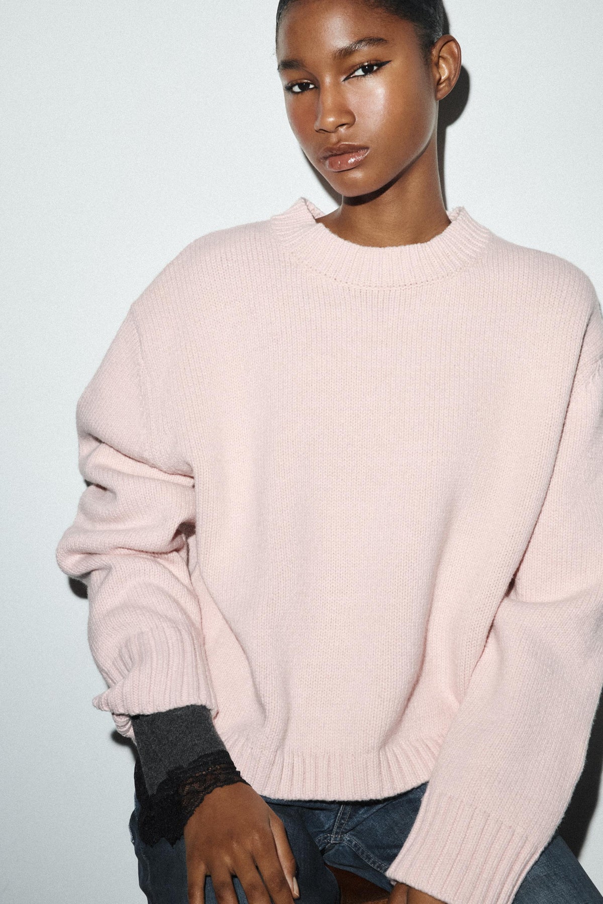 KNIT JUMPER WITH BACK DETAIL - Image 2