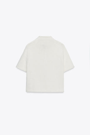 SHORT SLEEVE CARDIGAN - Image 6