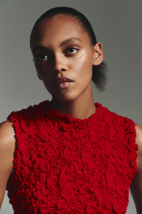 TEXTURED KNIT TOP - Image 2