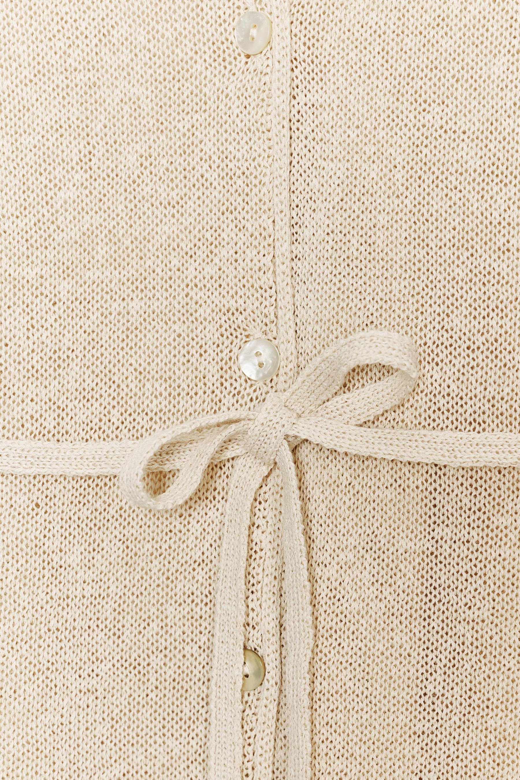 LINEN BLEND CARDIGAN - Image 3