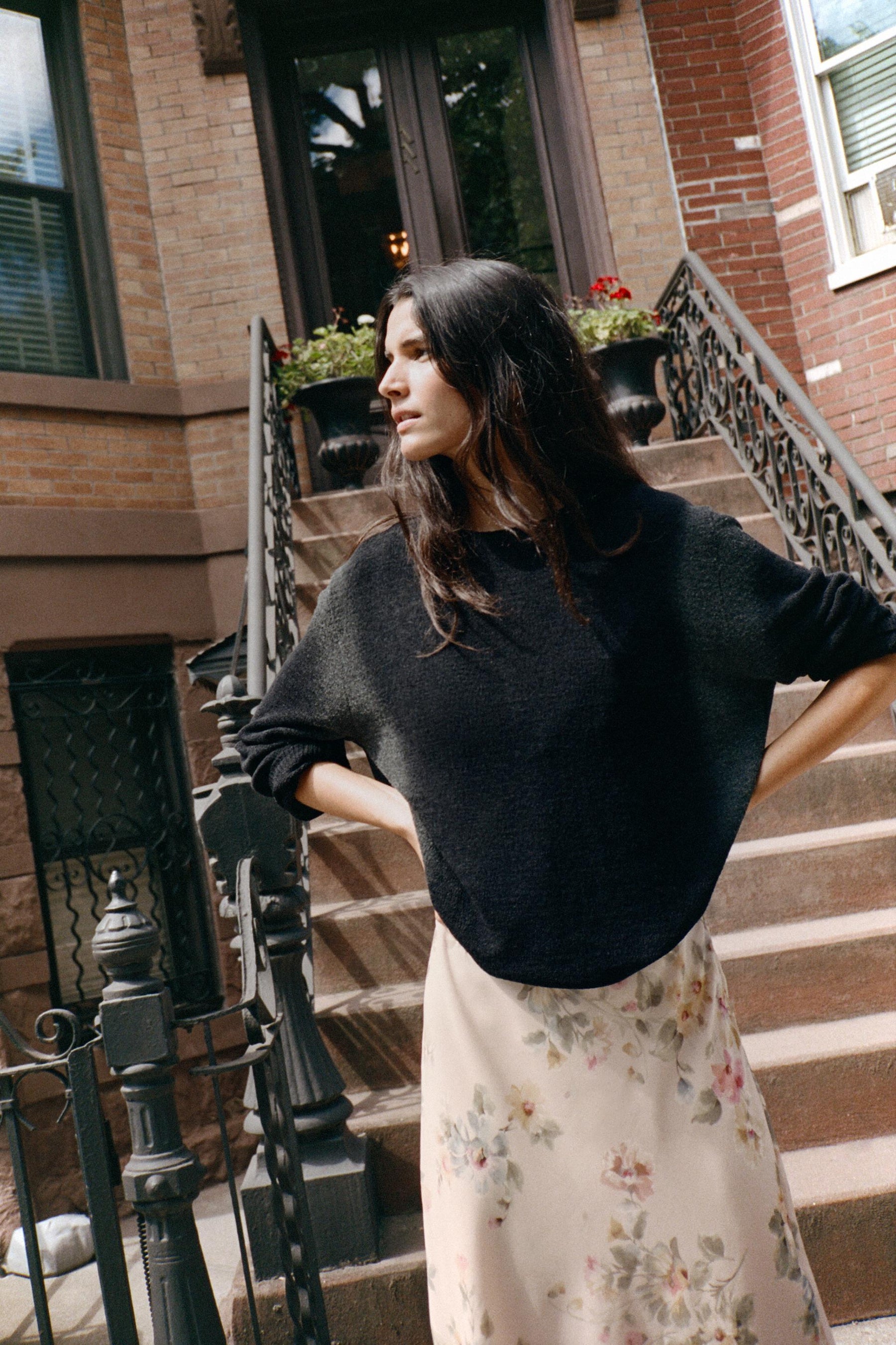 BLURRED PRINT KNIT JUMPER - Image 3