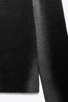 BLURRED PRINT KNIT JUMPER