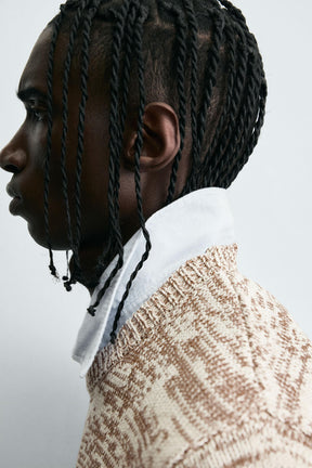 TWISTED YARN TEXTURED SWEATER - Image 6