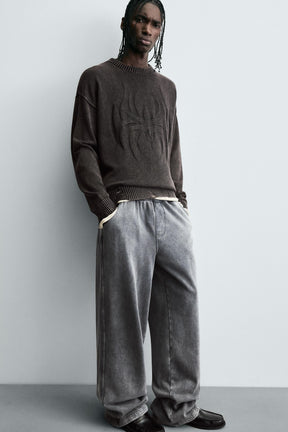 REVERSIBLE RIPPED-EFFECT SWEATER - Image 5