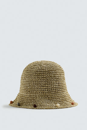 CROCHET BEADED HAT - Image 3