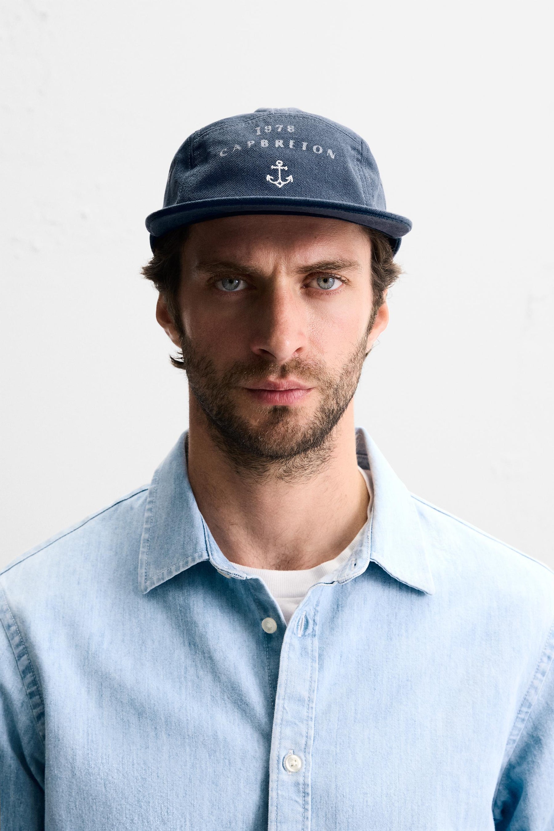 WASHED CAP WITH CONTRAST PRINT - Image 1