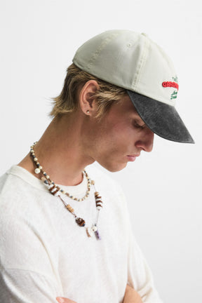 CONTRAST EMBROIDERY CAP - Image 2