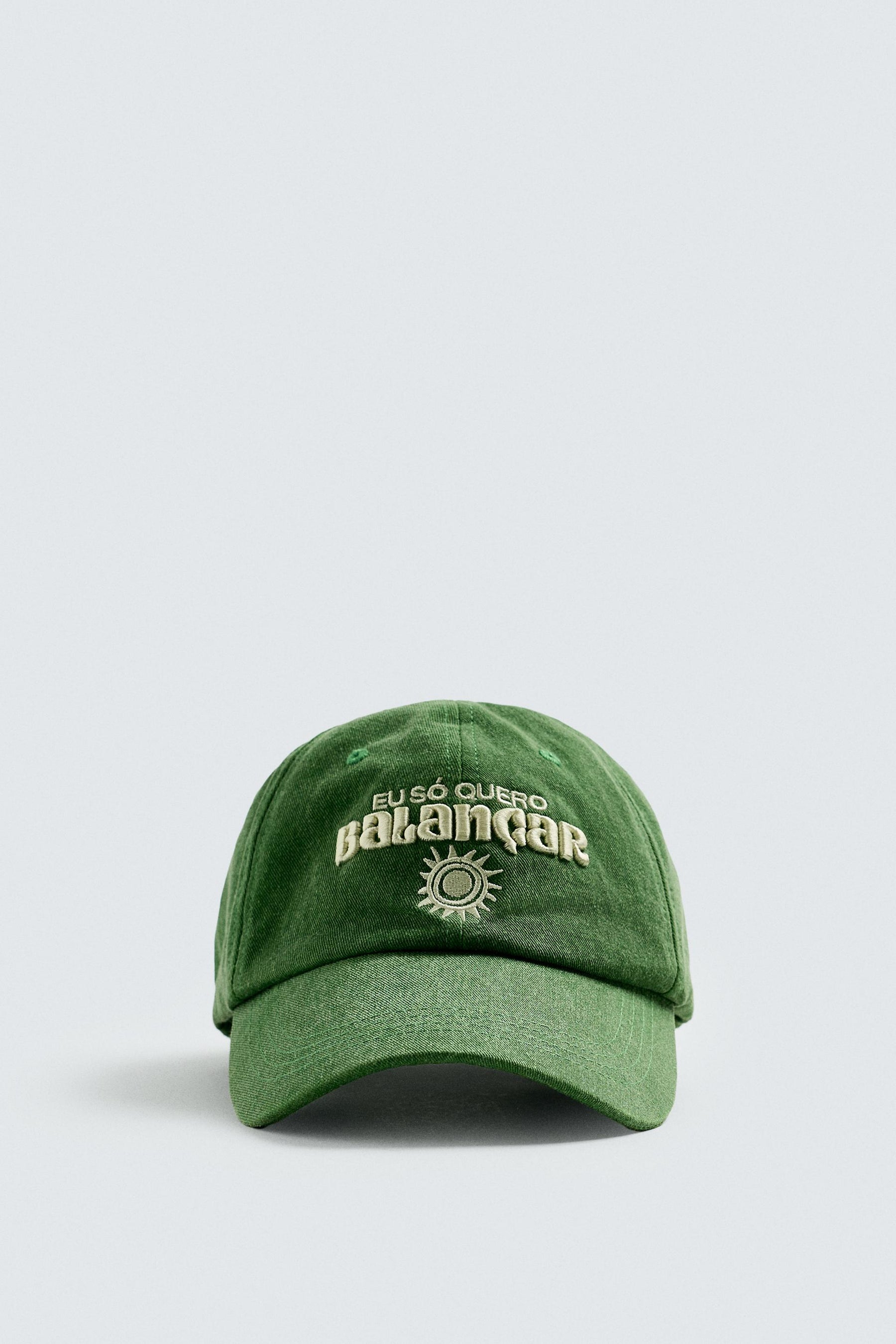 CONTRAST EMBROIDERY CAP - Image 6