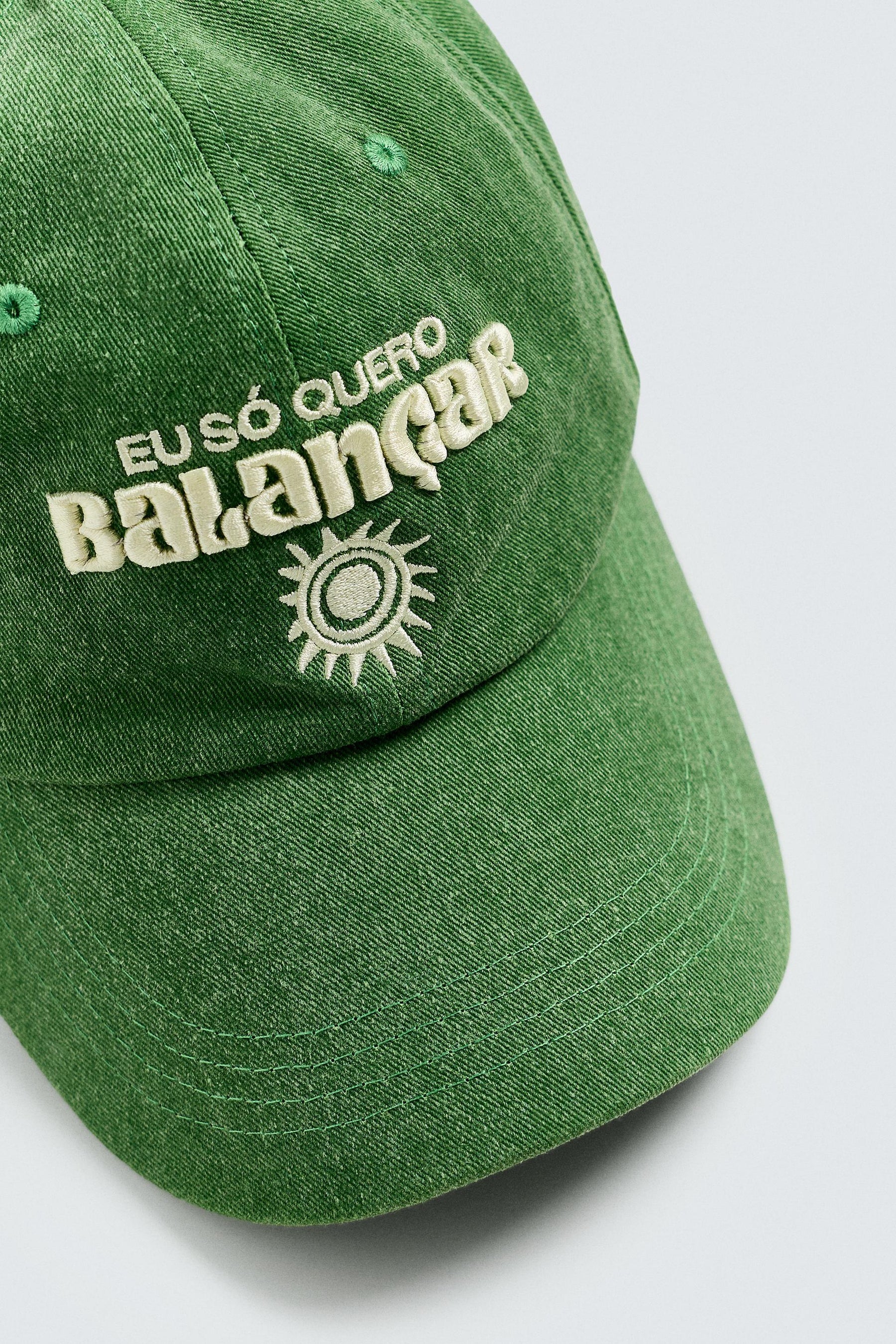 CONTRAST EMBROIDERY CAP - Image 7