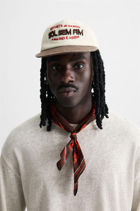 CONTRAST EMBROIDERY CAP - Image 1