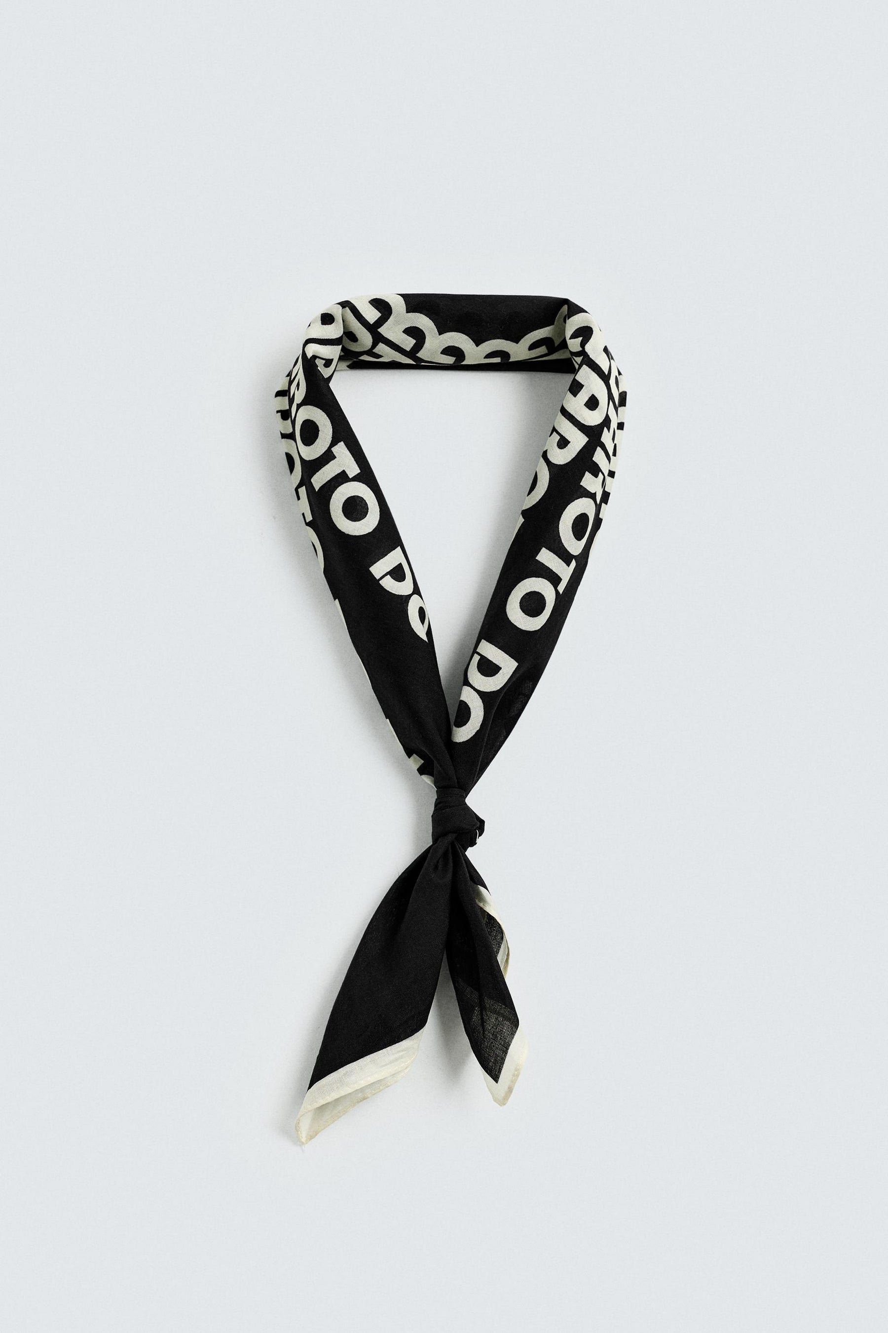 TEXT PRINT BANDANA - Image 5