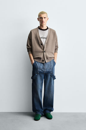 REVERSIBLE CARDIGAN WITH REVERSE EFFECT - Image 1