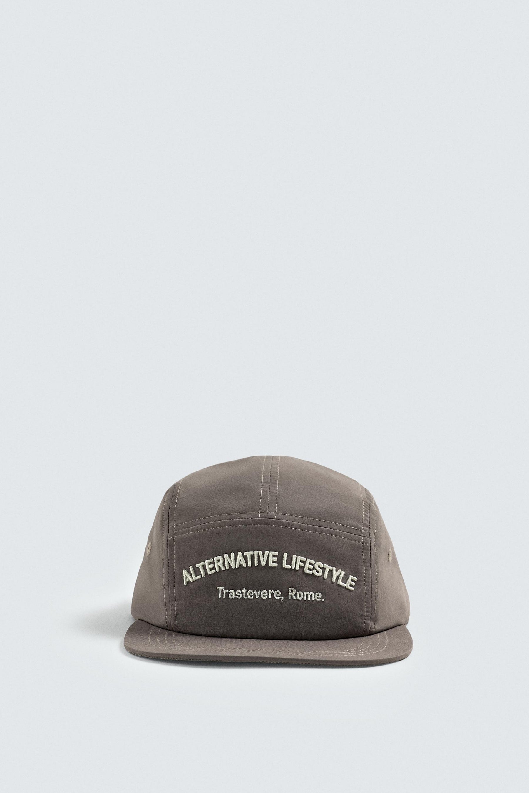 EMBROIDERED FLAT PEAK CAP - Image 6