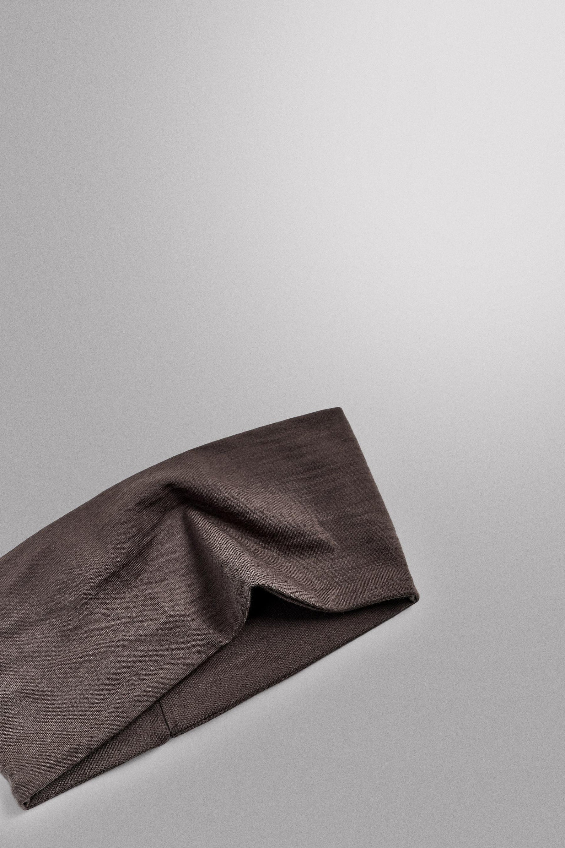 WOOL BLEND ELASTIC SPORTS HEADBAND - Image 2