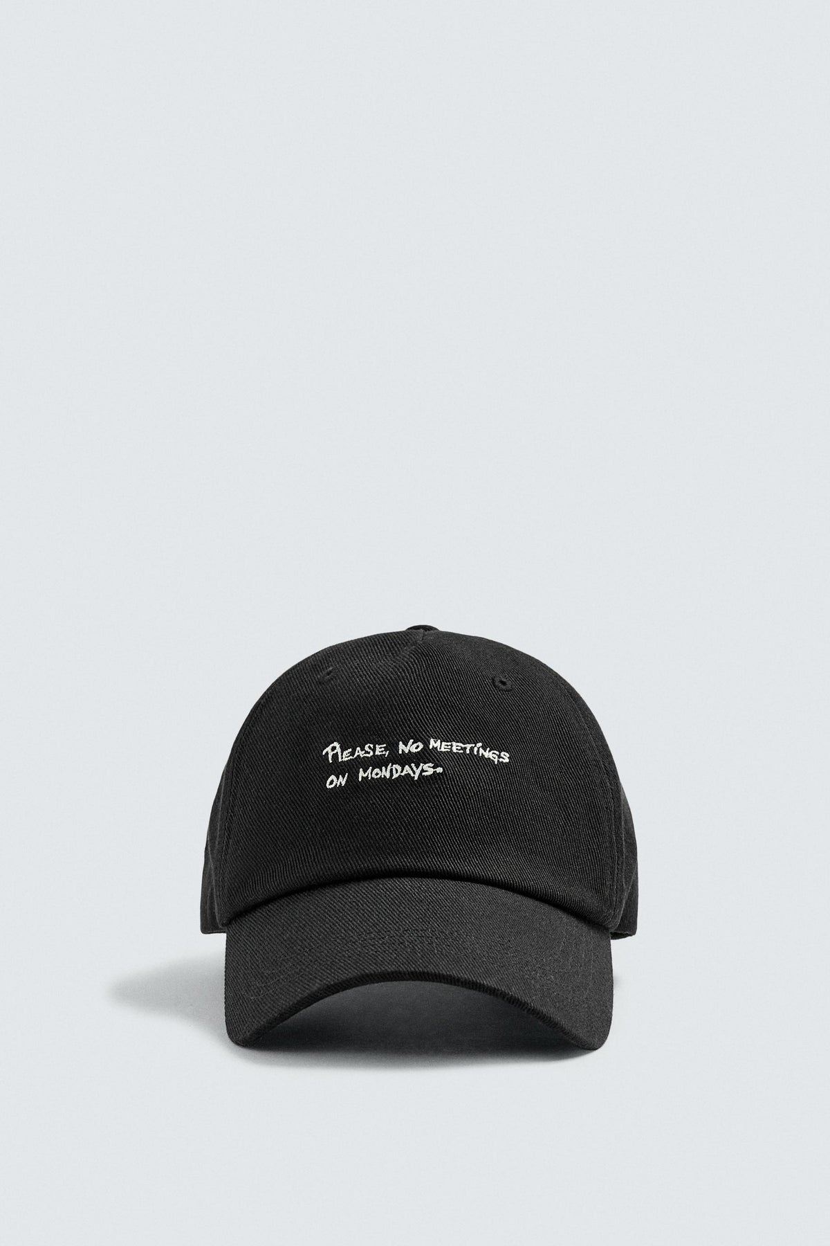 CONTRAST EMBROIDERY CAP - Image 2