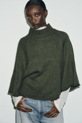 WIDE SLEEVE KNIT JUMPER