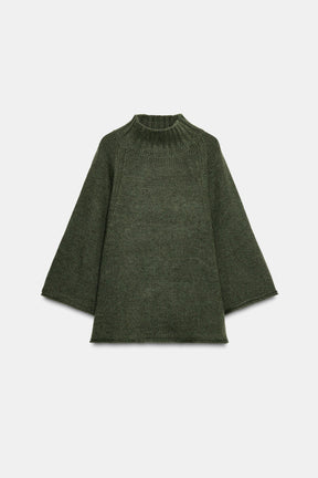 WIDE SLEEVE KNIT JUMPER