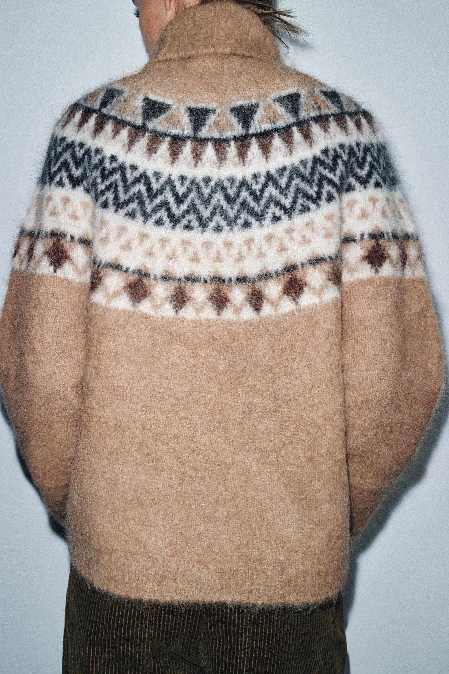 Alpaca Blend Jacquard Jumper