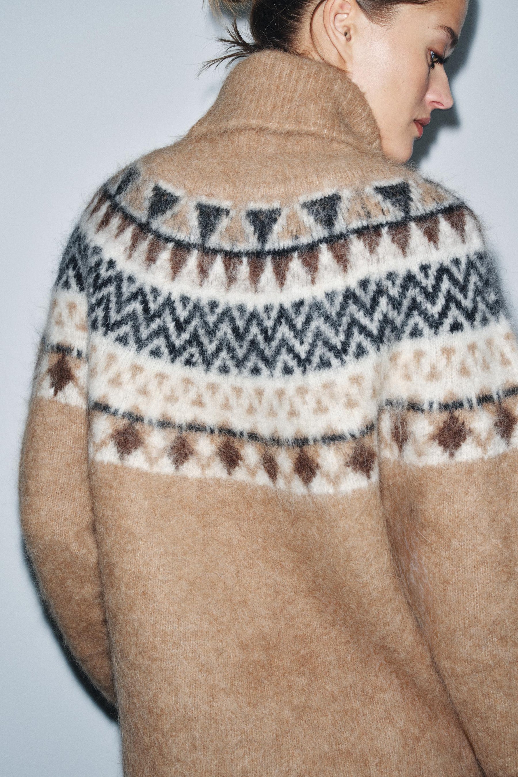 Alpaca Blend Jacquard Jumper