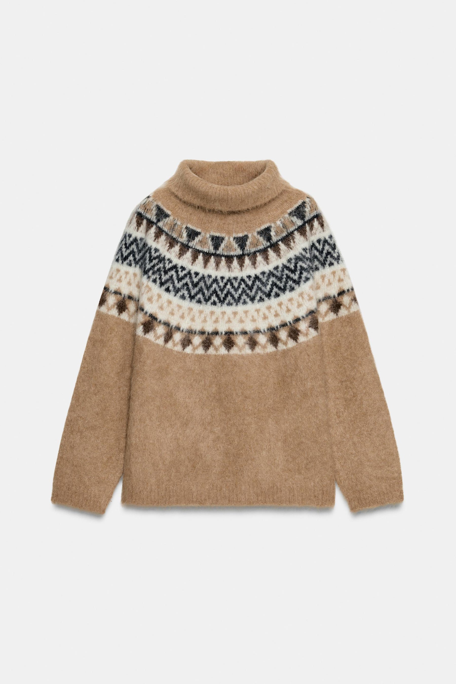 Alpaca Blend Jacquard Jumper