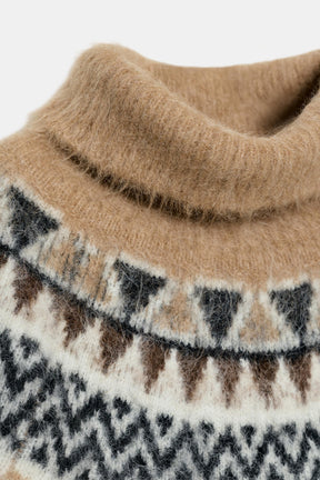 Alpaca Blend Jacquard Jumper