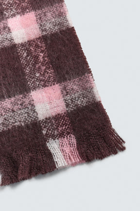 BRUSHED CHECK SCARF - Image 6