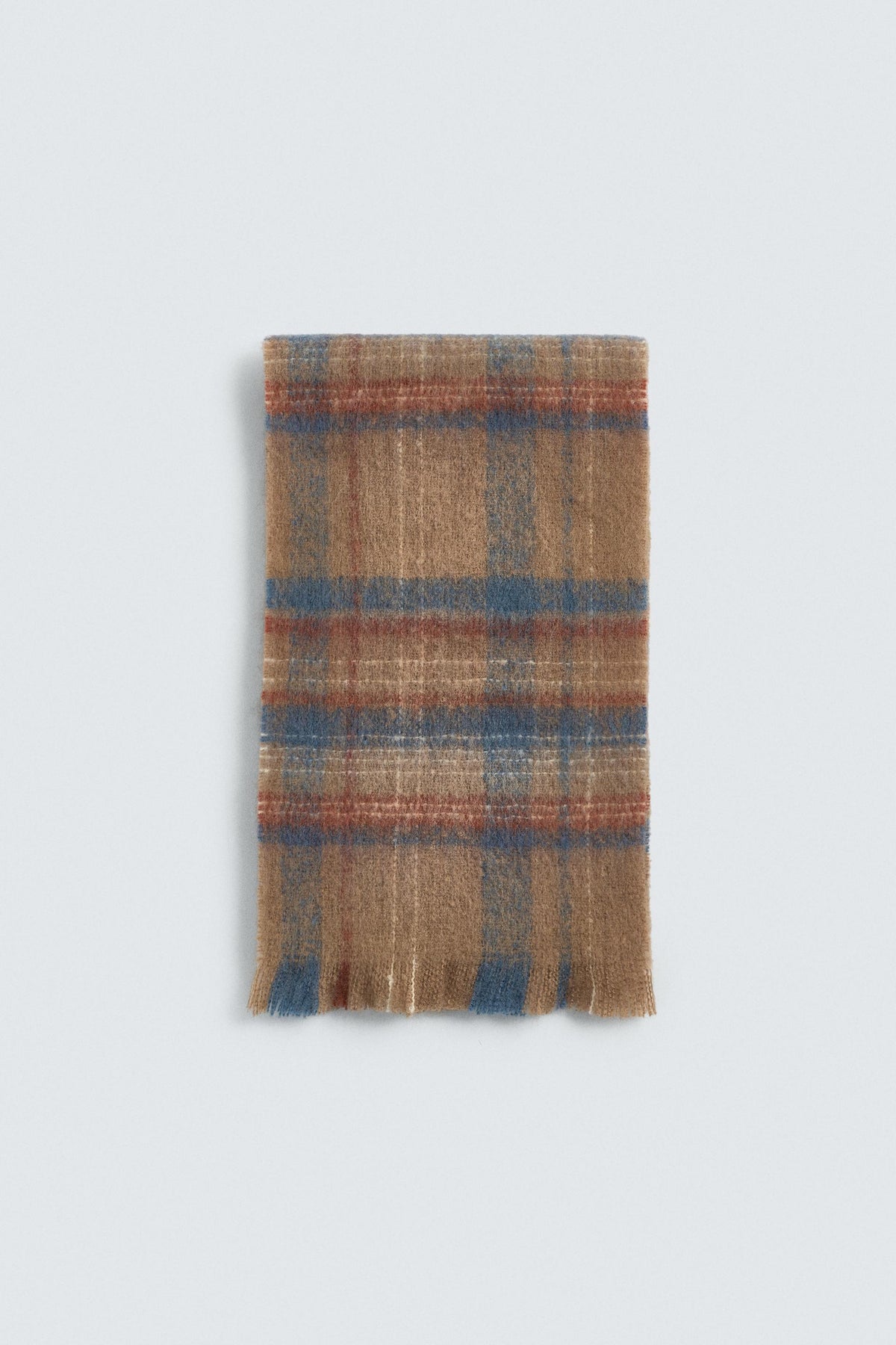 BRUSHED CHECK SCARF - Image 2
