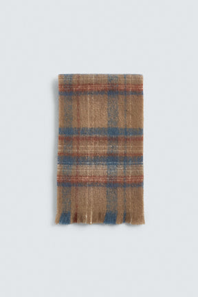 BRUSHED CHECK SCARF - Image 2