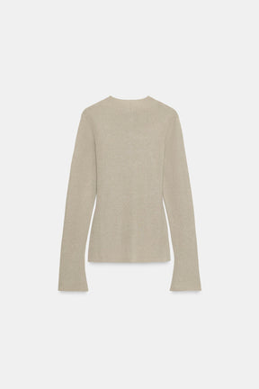 DRAPED KNIT CARDIGAN