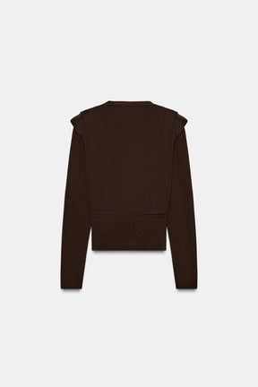 KNIT JUMPER WITH PADS